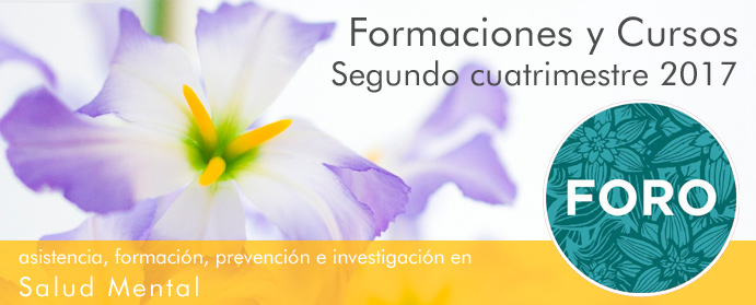 Fundacion Foro presenta la propuesta academica 2017: Formacion en Psicoterapias Cognitivas Contemporaneas, Formacion en Terapia Dialectico Comportamental: DBT, Formacion en Psicologia Positiva, Terapia de Pareja y Familias, Coordinacion de Grupos y Psicoterapias Grupales, Entrenamiento en Habilidades, Curso de Mindfulness en Psicoterapia y Cursos de Cesacion Tabaquica. En Fundacion Foro. Olazabal 2015, Belgrano, Ciudad de Buenos Aires. Llamenos al 011 4787-6010 por informes e inscripciones. Tambien contamos con formaciones y cursos a distancia, charlas gratuitas de orientacion y Certificacion de la Universidad de Lujan. info@fundacionforo.com